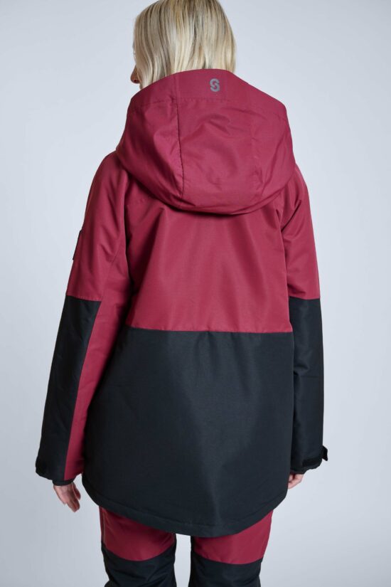 Lynx Ski Jas Burgundy - Dames